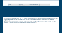 Desktop Screenshot of miamiairlease.com